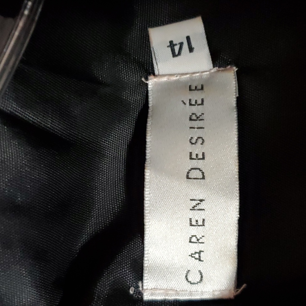 CDC Caren Desiree Company Sleeveless Floral Lined Midi Dress - 14 - Picture 6 of 11
